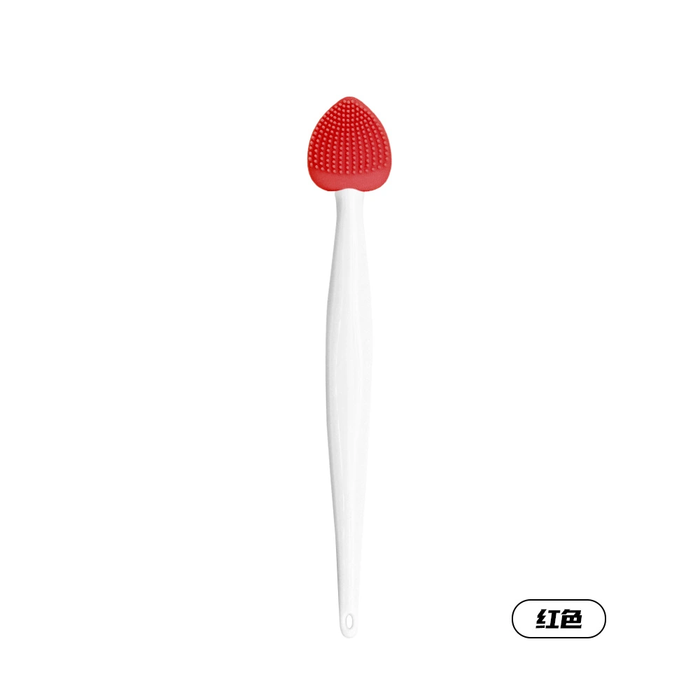 6pcs Lip Scrub Brush Lip Scrub Lip Exfoliator Brush Long Handle Manual Lip Cleaning Brush