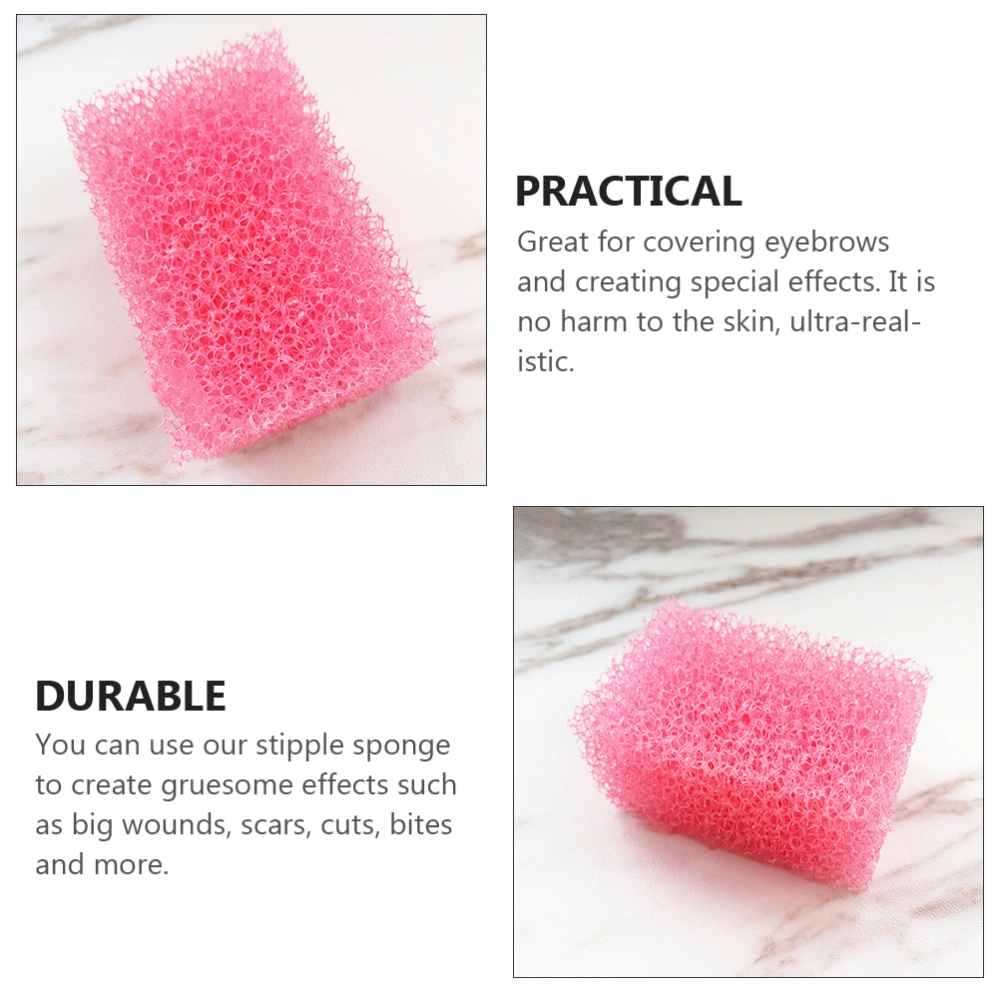 4Pcs Halloween Stipple Sponges Special Effects Makeup Tools for Freckles Texture