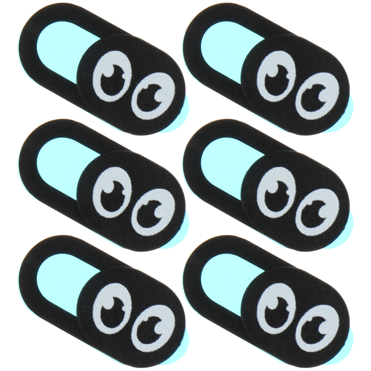 6 PCS Webcam Cover Tablet Laptop Computer Slide Privacy Protection Blocker Cover