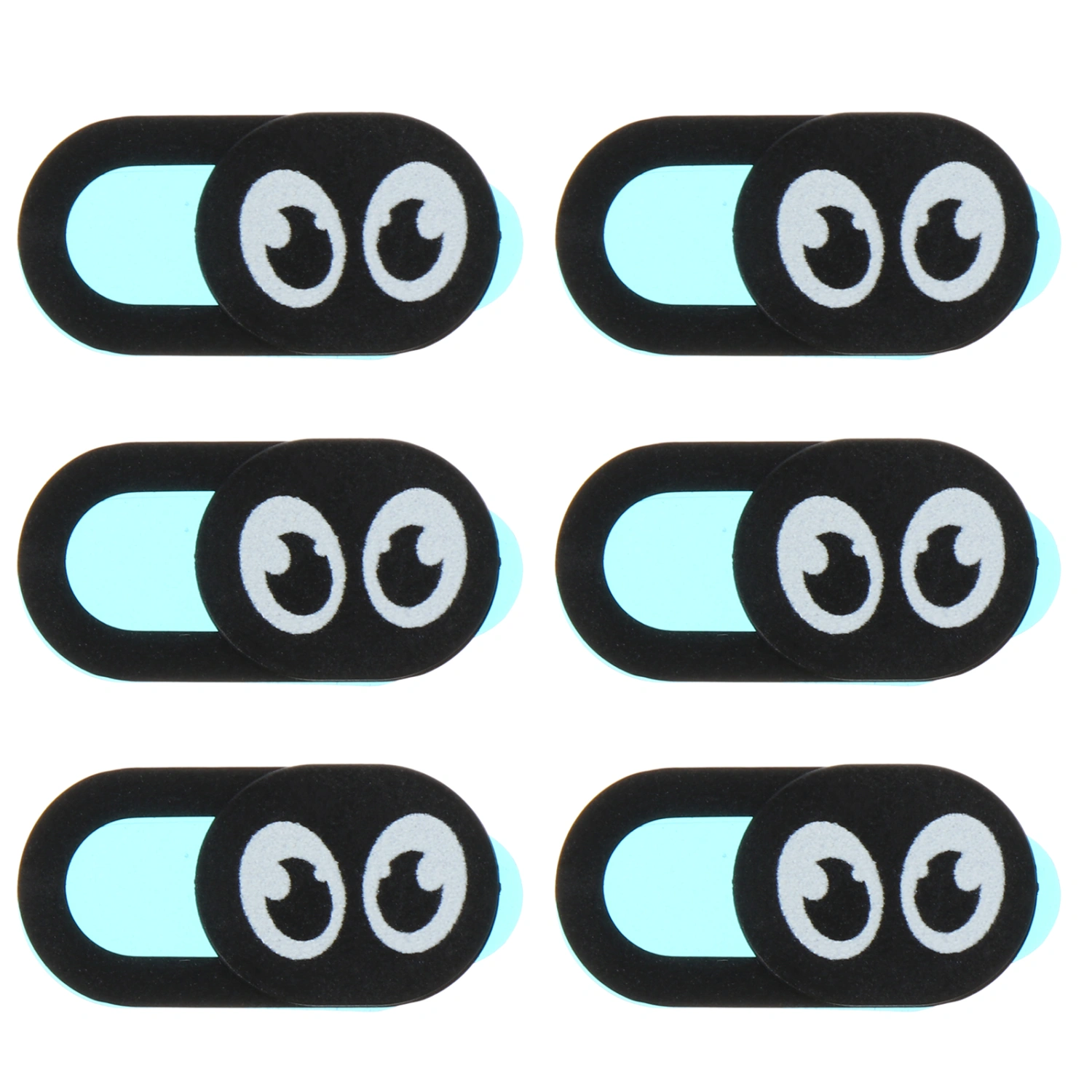 6 PCS Webcam Cover Tablet Laptop Computer Slide Privacy Protection Blocker Cover