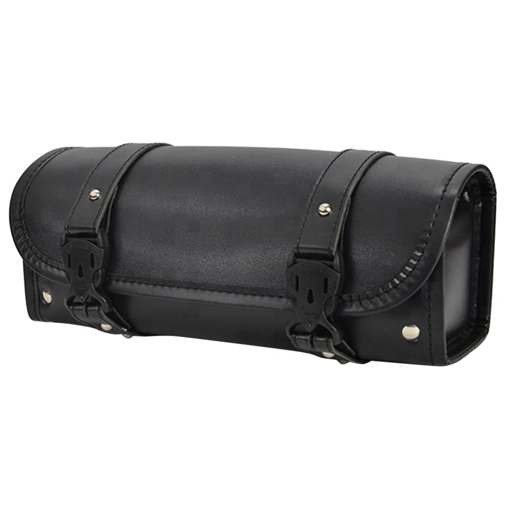 Handy Motorcycle Hanging Bag Leather Modified Motorcycle Saddlebag Hanging Pouch Gadget Box for Motorcycle