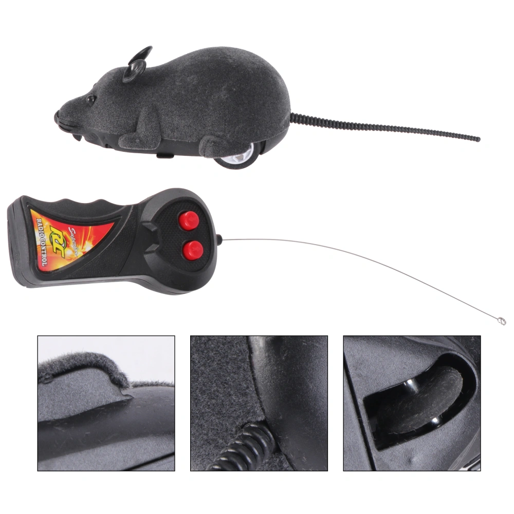 Electric Mouse Funny Mouse Cat Playing Props Cat Teaser Interactive Mouse Toy (Random Color, Without Battery)