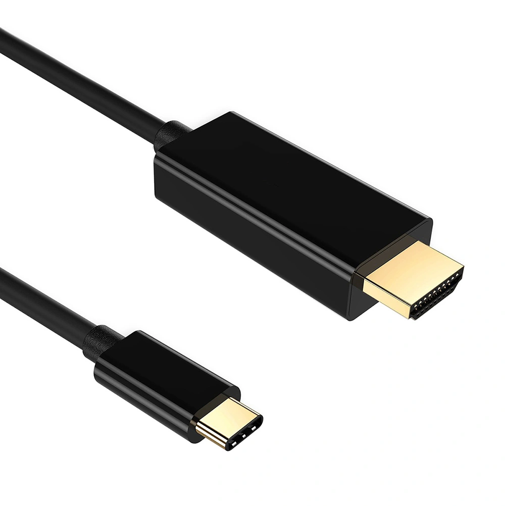 1.8M USB 3.1 Type-C to Adapter Cable for Mibile Phone Android Devices Black