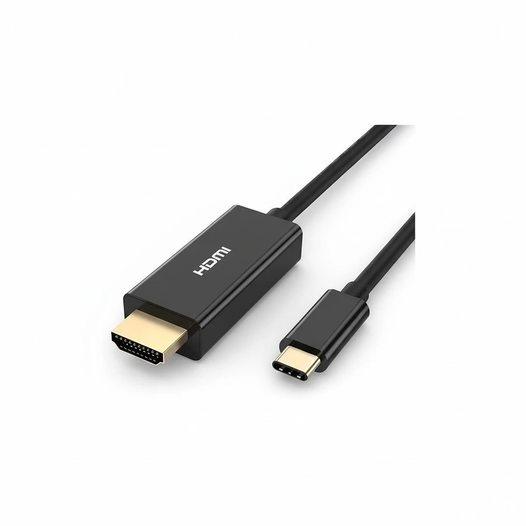 1.8M USB 3.1 Type-C to Adapter Cable for Mibile Phone Android Devices Black