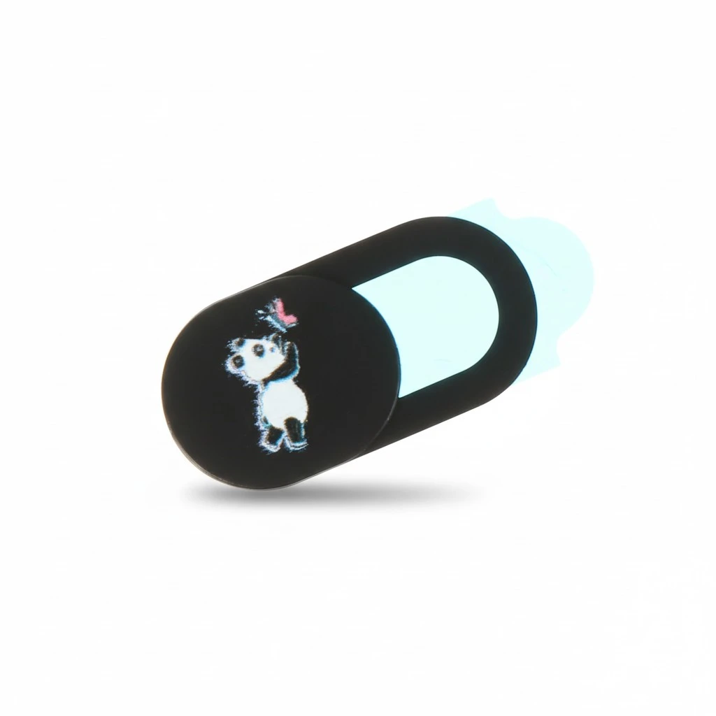 6pcs Camera Cover Slide Animals Pattern Privacy Protection Webcam Cover Slide