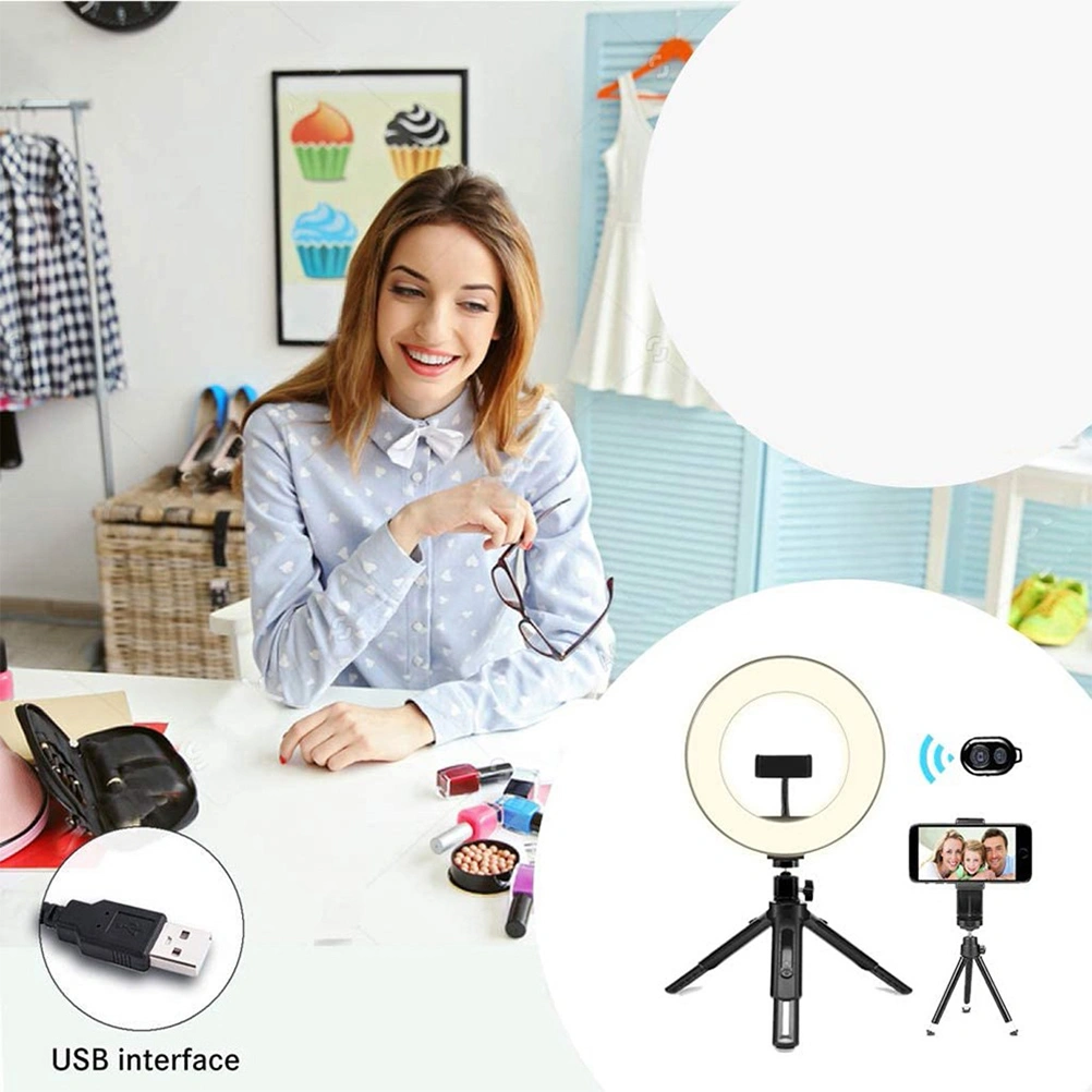 10 inch Right Light with Tripod Phone Holder Remote Shutter