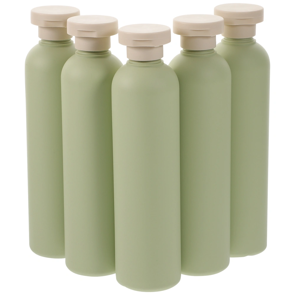 5 pcs Plastic Squeeze Bottles with Flip Cap Refillable Plastic Travel Bottles for Cream