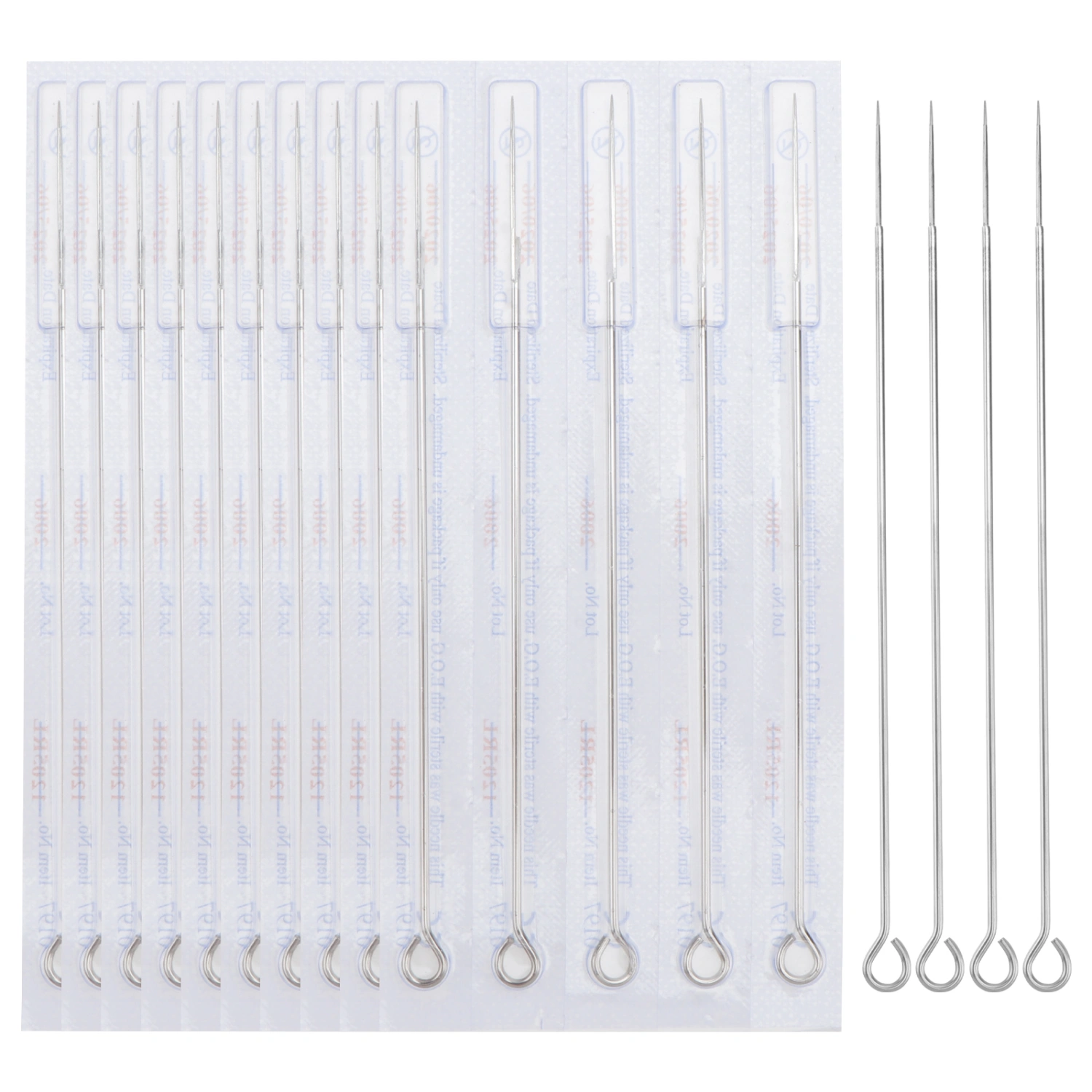 50pcs 1250RL Disposable Sterile Needles 5 Round Liner Supply Set