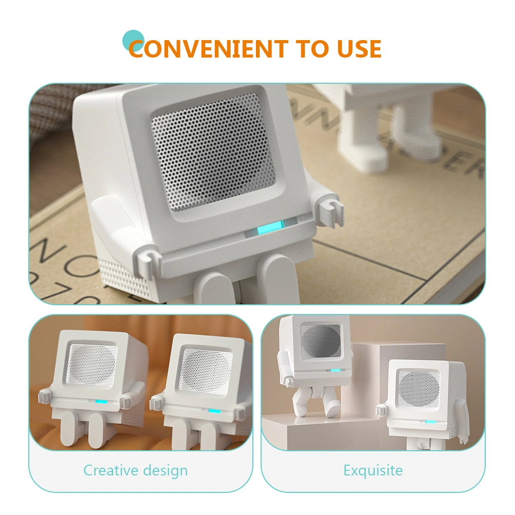 Wireless Speaker Music Player Adorable Robot Loudspeaker Portable Loudspeaker