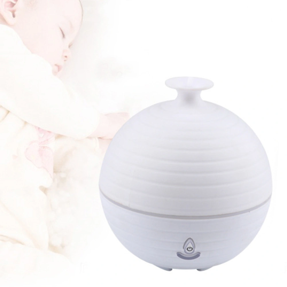 USB Colorful Ultrasonic Aromatherapy Machine Sprayer Household Aromatherapy Furnace Humidifier Bedroom Plug-in Aromatherapy Lamp Oil Lamp (White)