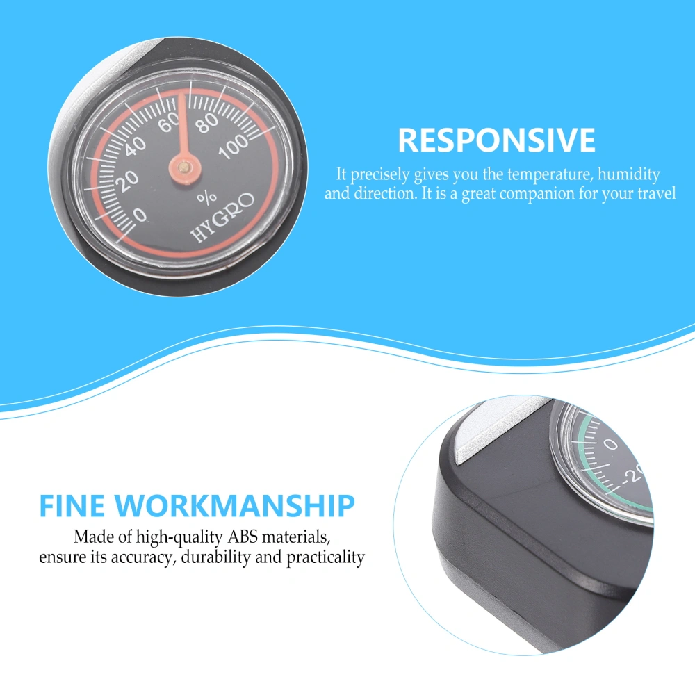 Car Auto Compass Dash Mount Navigation Direction Compass with Thermometer