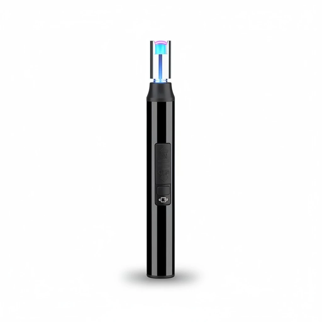 1 set of Windproof Arc Ignition Tool Outdoor USB Charging Pulse Hose Lighter