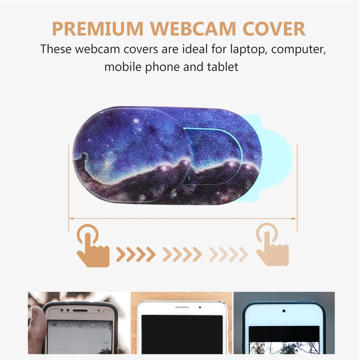 4pcs Laptop Camera Cover Slide Camera Shield Cover Privacy Camera Blocker