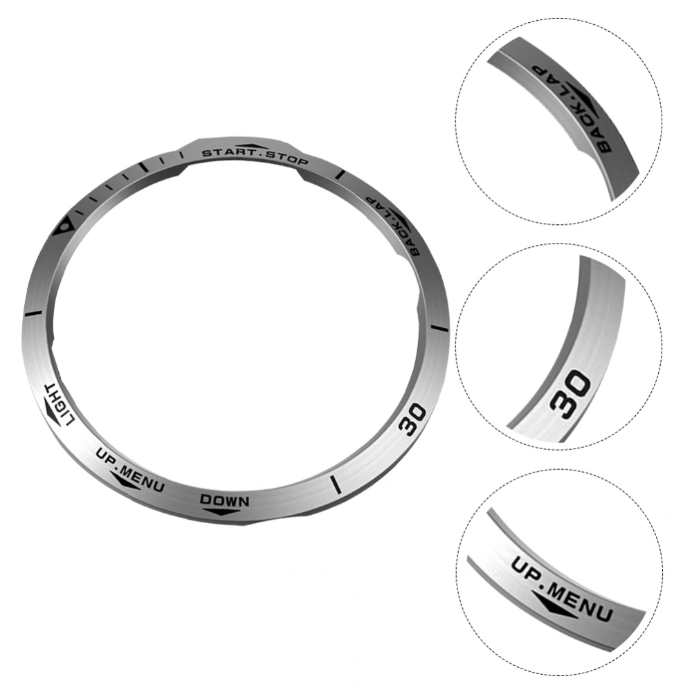 1Pc Watch Bezel Stainless Steel Ring Protective Cover Compatible with Garmin Fenix 6X