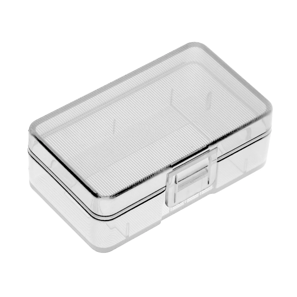 Storage Box Battery Case Holder Plastic Transparent Cover Case for Single 9V Battery