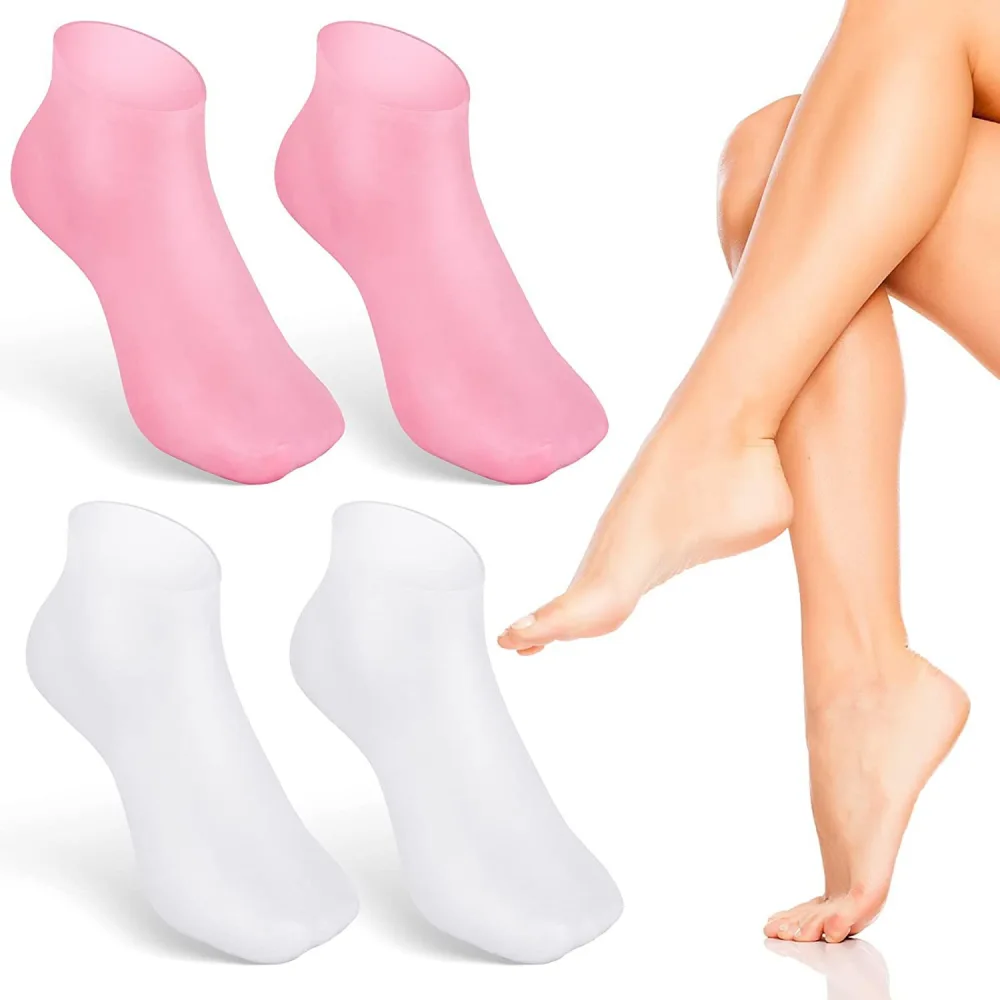 2 Pairs of Dry Cracked Foot Moisturizing Socks Calluses Moisturizing Foot Cover