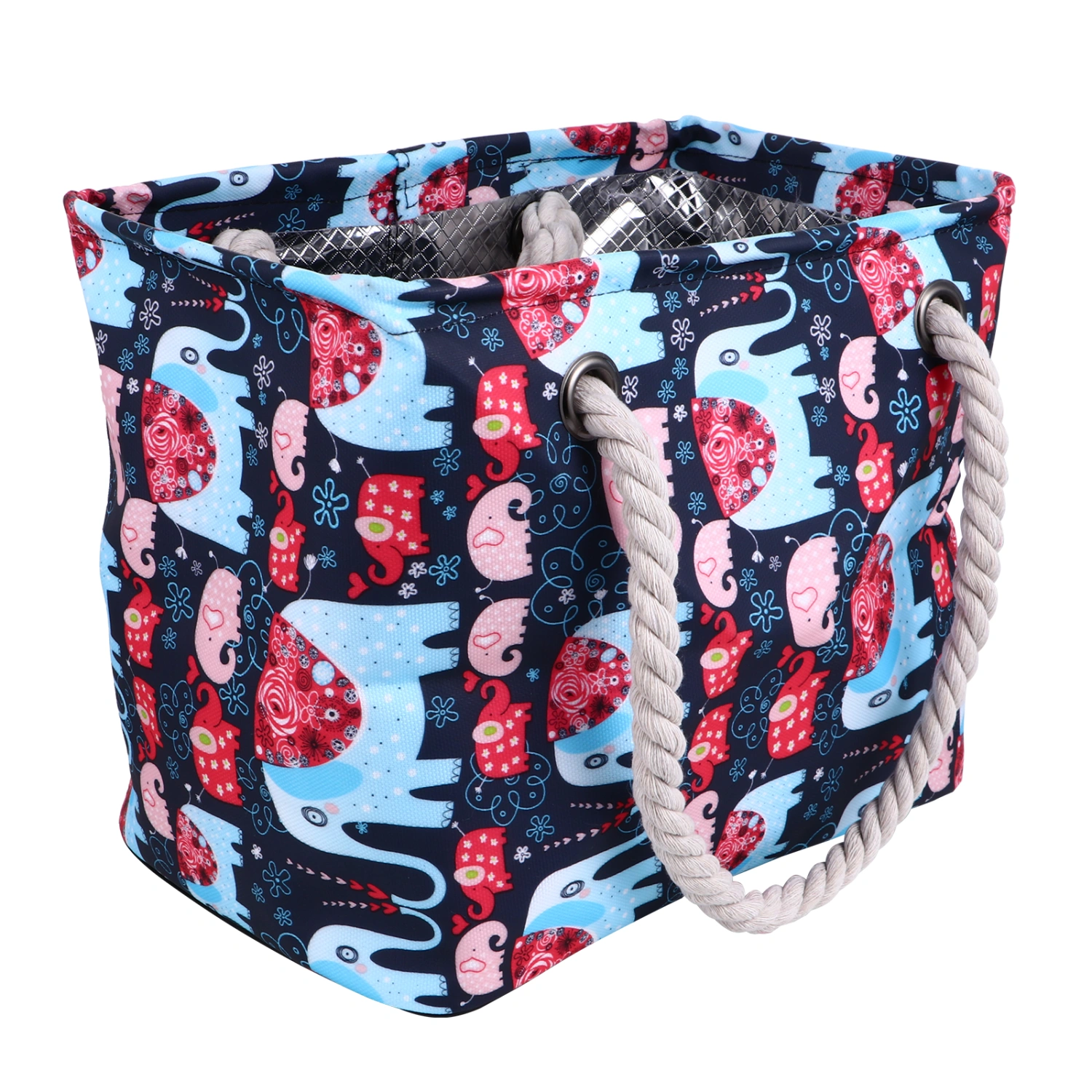 1pc Handle Shower Bag Toiletry Bag Portable Shampoo Pouch Multifunction Bath Bag