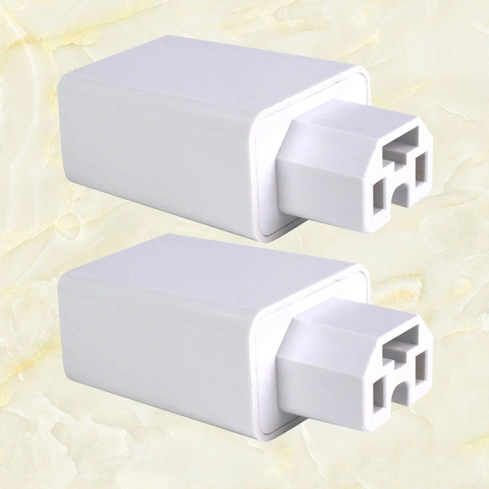 2Pcs 48V/60V/72V Professional USB PowerPort Wall Adapter Universal Charger Adapter Plug for Car(White)