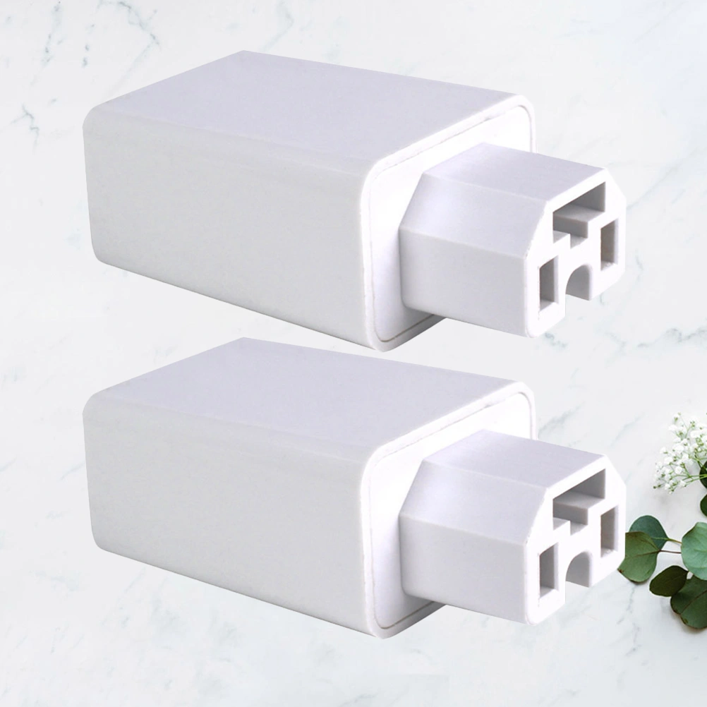 2Pcs 48V/60V/72V Professional USB PowerPort Wall Adapter Universal Charger Adapter Plug for Car(White)
