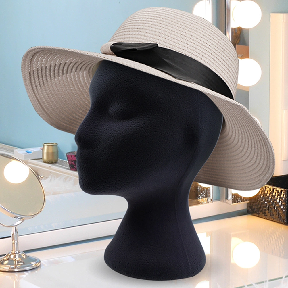 Foams Mannequin Head Simulated Mannequin Wig Hat Stand For HomeSalon