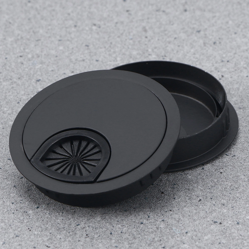 4pcs Table Round Cable Box Useful Data Line Organizer Box Cable Hole Cover