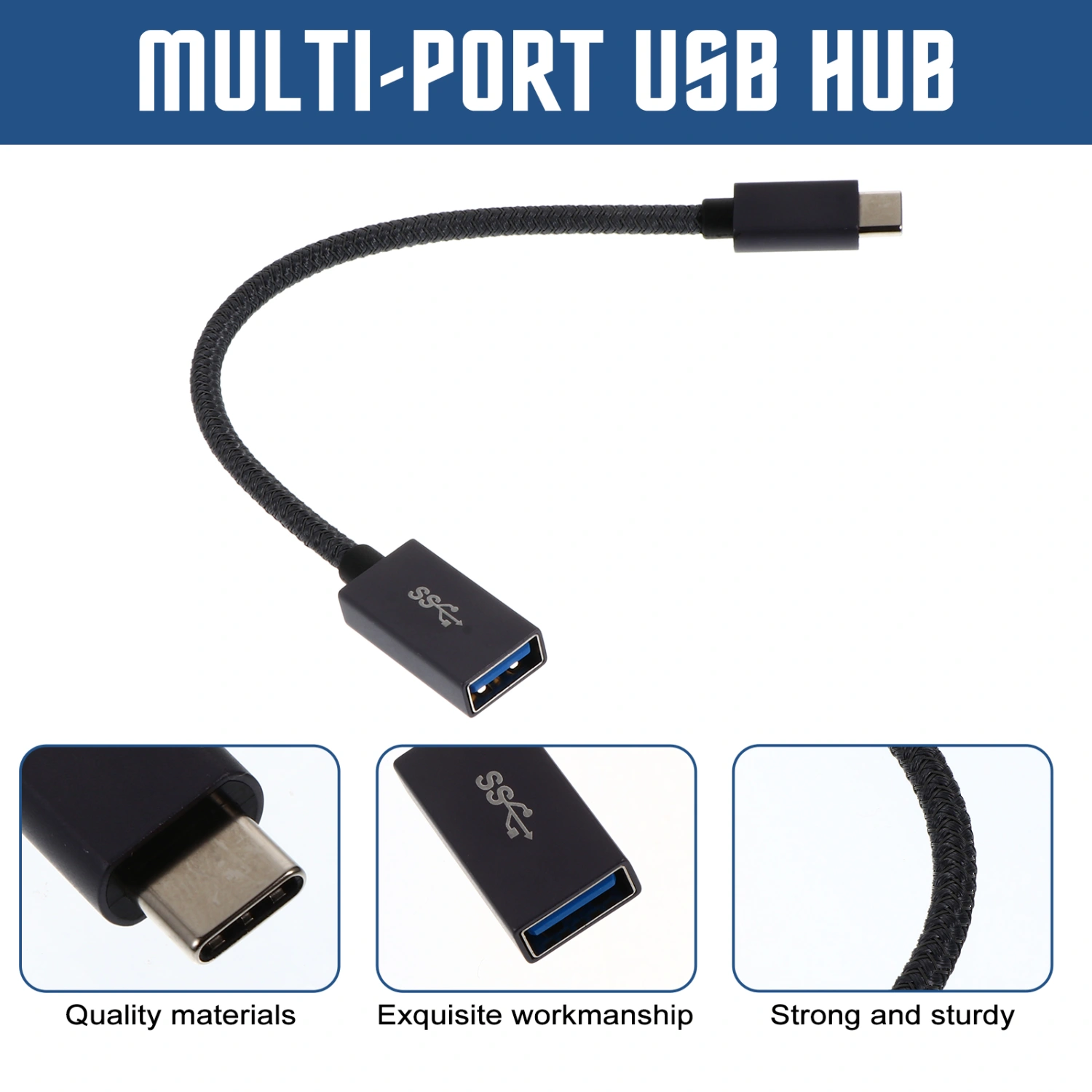Practical USB3.1 Type-c OTG Line Professional USB Type-c Adapter OTG Cable