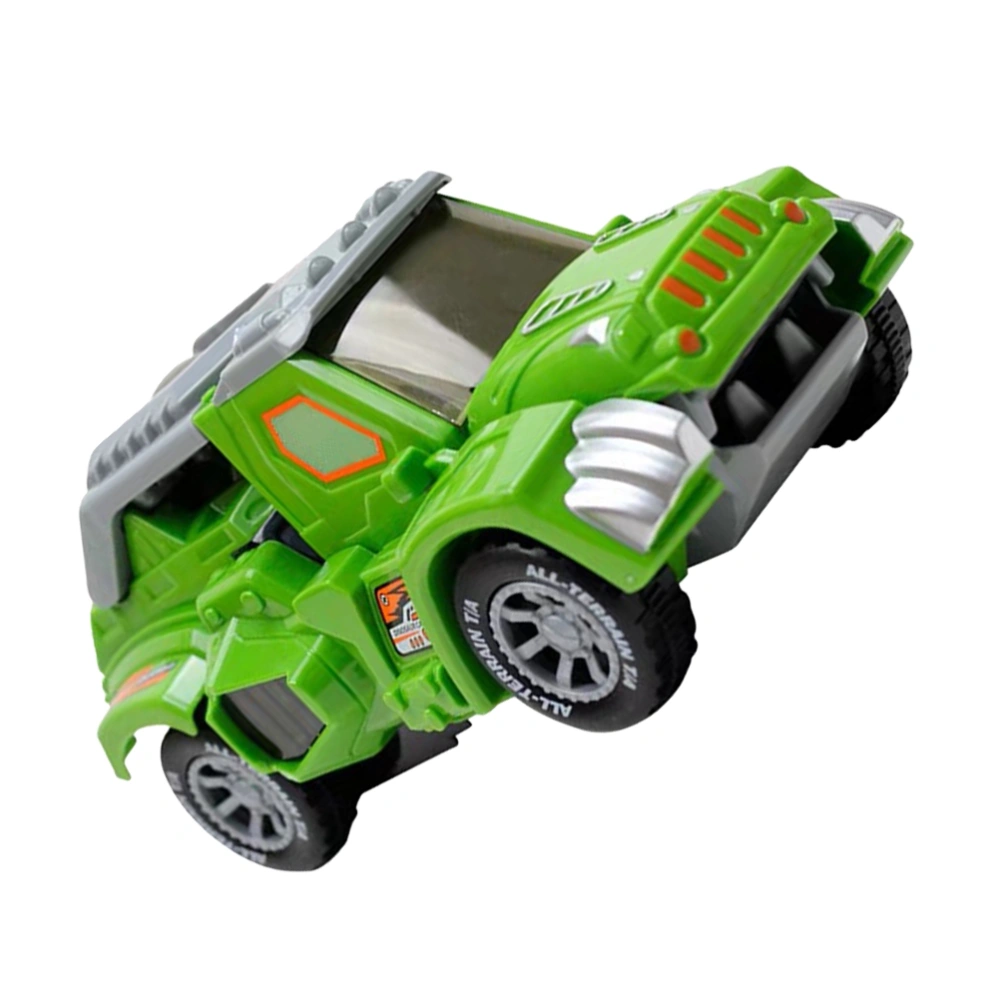 1pc Transforming Toy Car Electric Toy Car Deformed Dinosaur (No Battery)