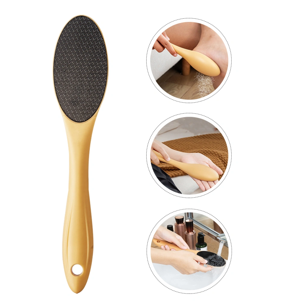 1Pc Household Foot File Feet Scraping Board Foot Callus Remover Grinder (Golden)