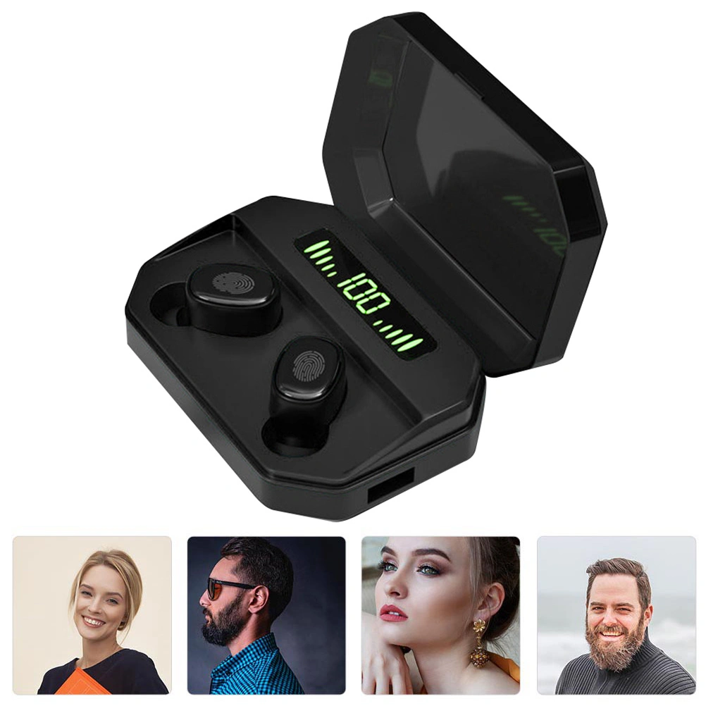 1 Set Wireless Tws Earphones Mini Stereo Bass Earphone Earbuds Headsets
