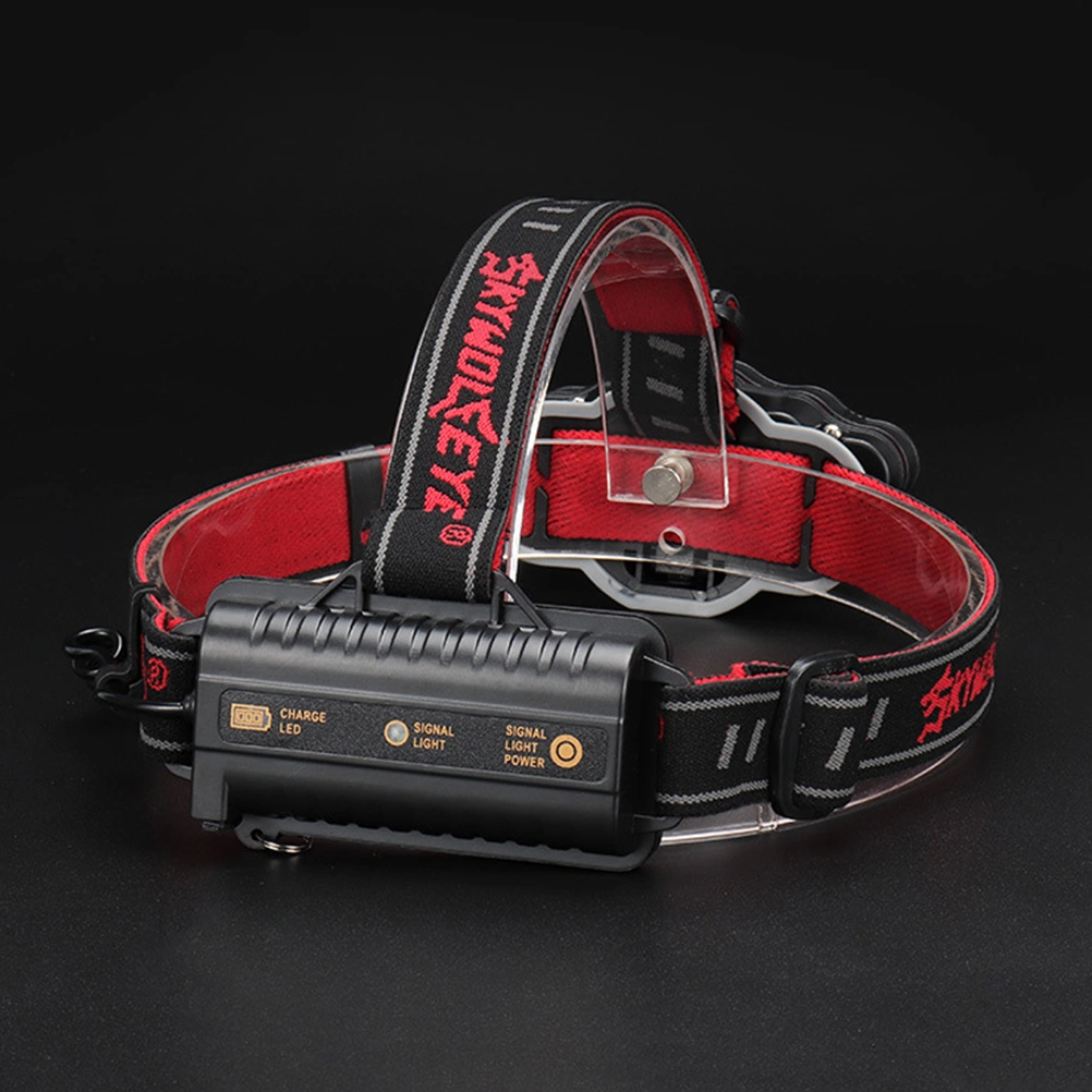 8 LED USB Rechargeable Headlight Headlamp COB LED Head Lamp with USB Cable Flashlight Torch Head Light Lantern without Battery