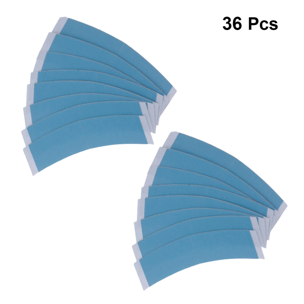 1 Pack of Professional Wig Tape Double Sides Adhesive Tape Invisible Hair Extension Tape Blue