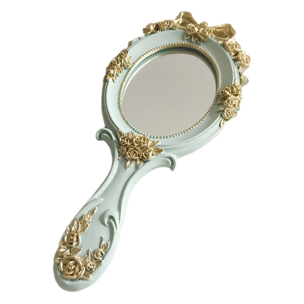 1Pc Style Handheld Mirror Women Cosmetic Mirror Home Makeup Tool