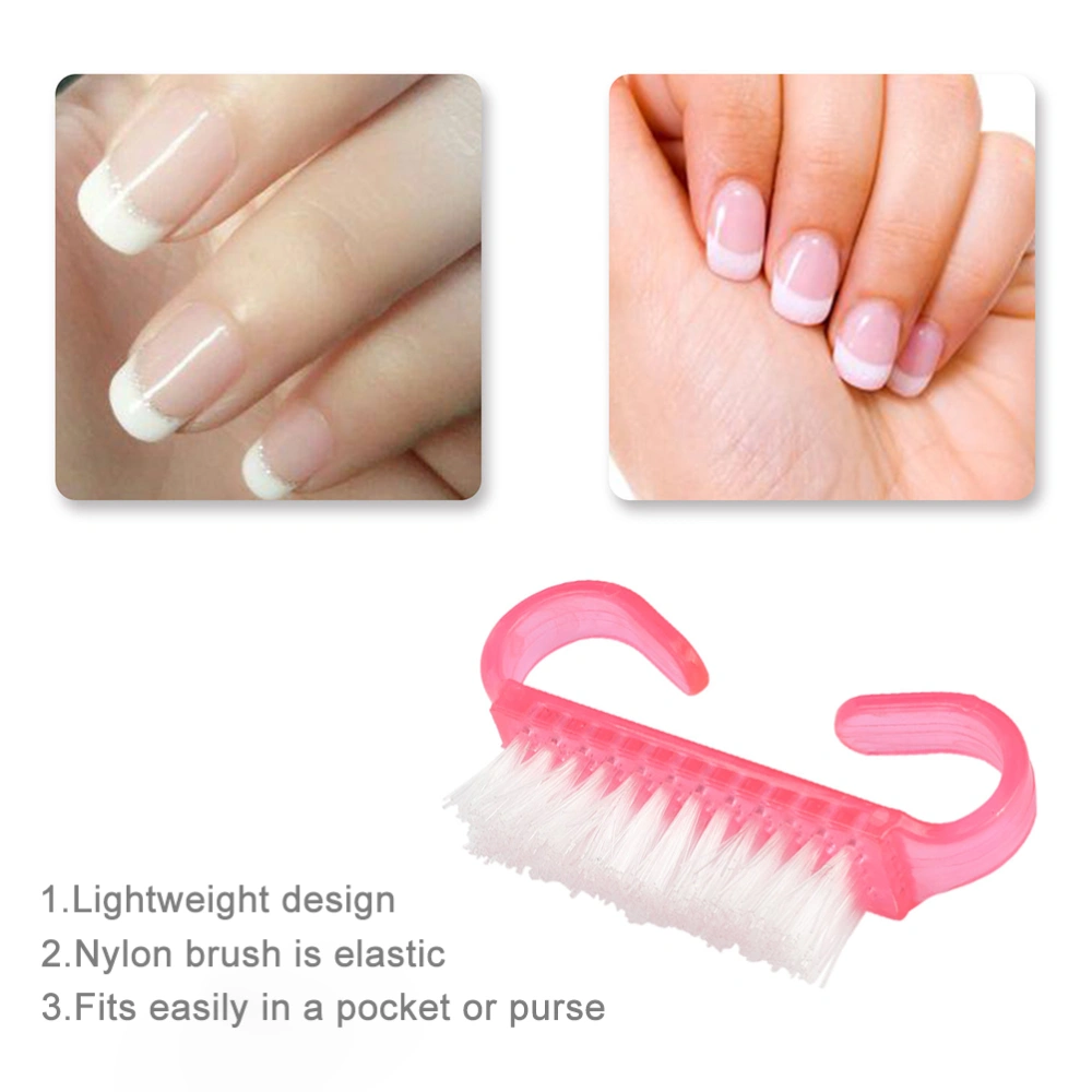 12pcs Nail Brush Hand Grip Nail Brush Nail Cleaning Brushes Manicure Cleaning Brushes