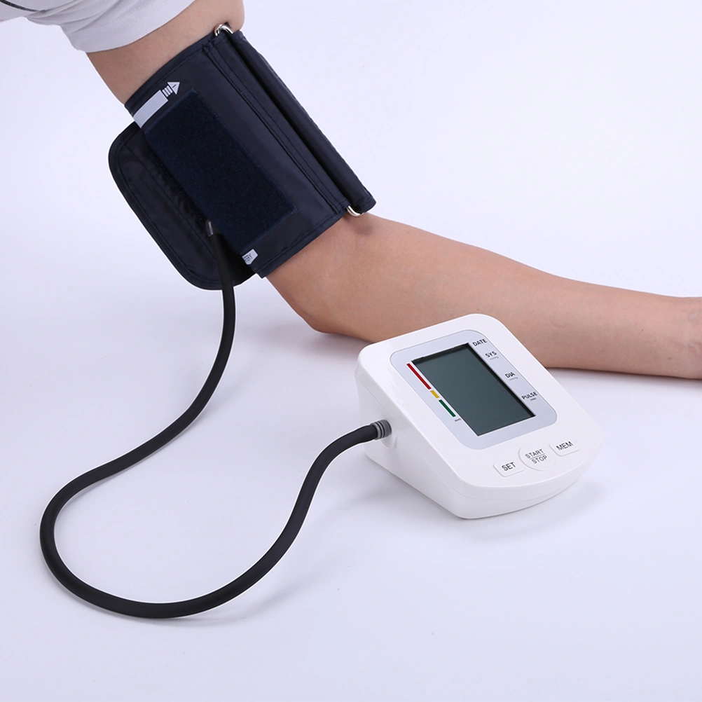 Auto LCD Display High Accuracy Digital Upper Arm Sphygmomanometer without Battery