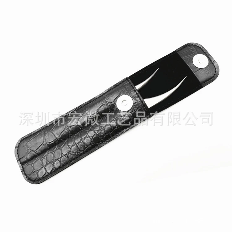 Tweezer Case Leather Pouch Tweezers Carry Bag Mini Tools Holder Case for Eyelash Grafting Tweezers