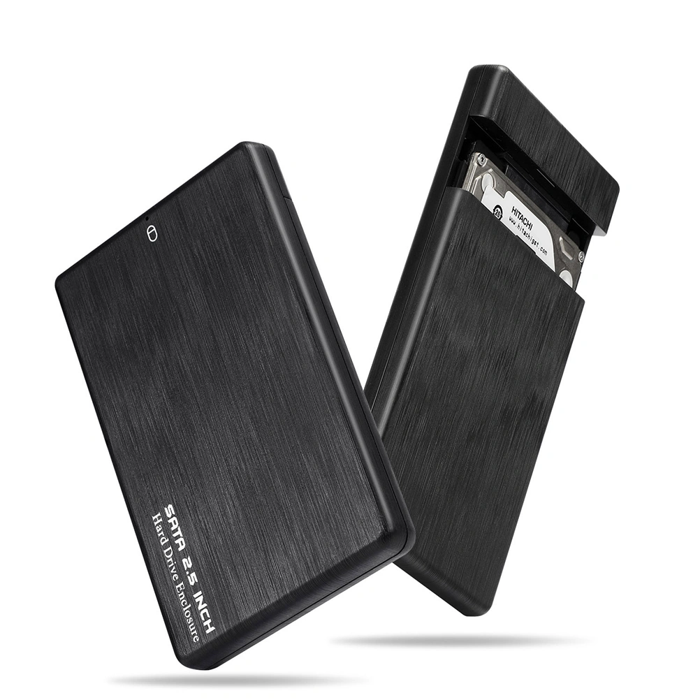 USB 3.0 Hard Disk Box 2.5 Inch Hard Drive Enclosure SATA to USB Hard-disk Cartridge Hard Disk Box (Black)