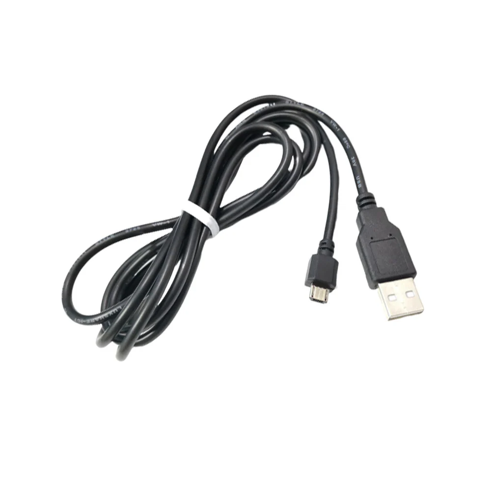 Usb Data Cable Wireless Handle Charging Cable Length 1.8 m for Game Machine (Black)