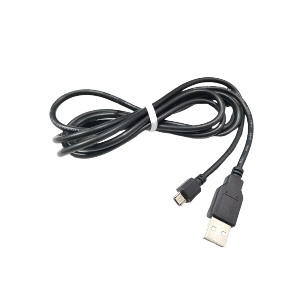 Usb Data Cable Wireless Handle Charging Cable Length 1.8 m for Game Machine (Black)