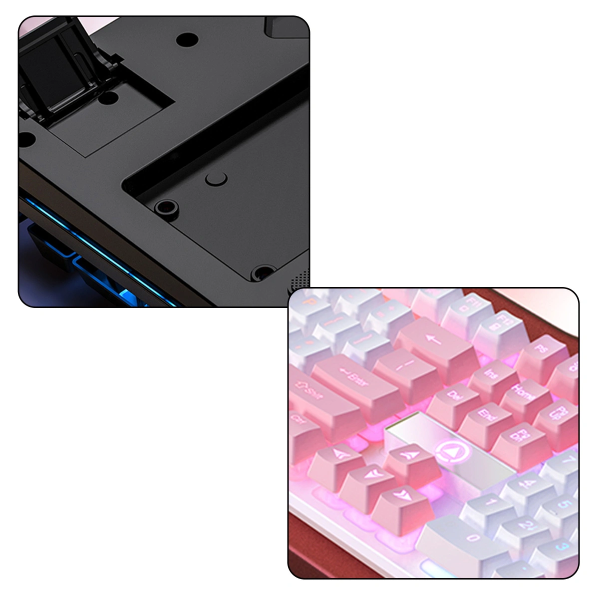 Gaming Keyboard 104 Keys RGB Keyboard Full Size Keyboard Gaming Accessories