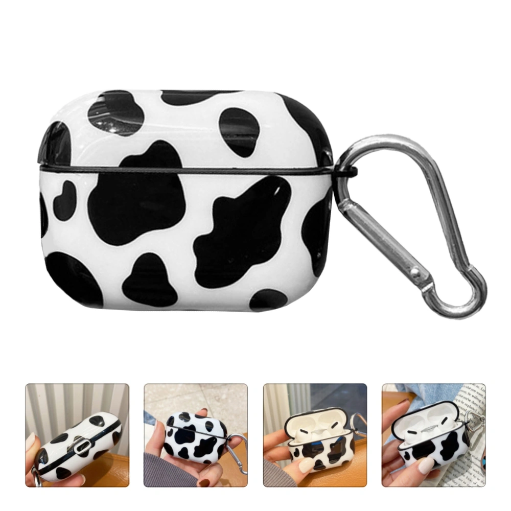 1Pc Wireless Earphone Case Cow Protective Cover Compatible for Airpods Pro3