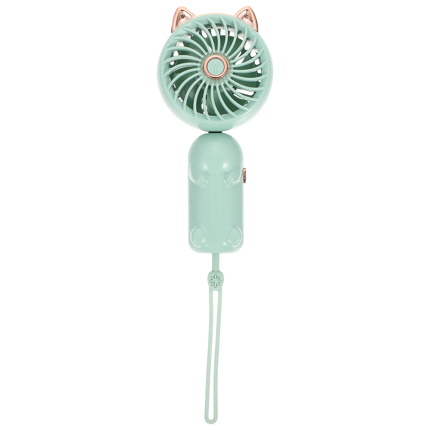 1 set of Portable Cooling Fan Rechargeable Summer Fan Mini USB Handheld Fan