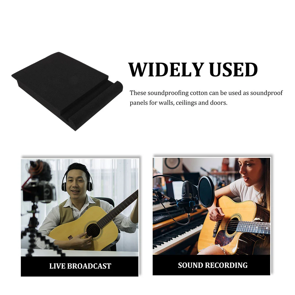 Acoustic Foams Panel Studio Noise Proof Padding Monitor Speaker Sound Isolation Pad
