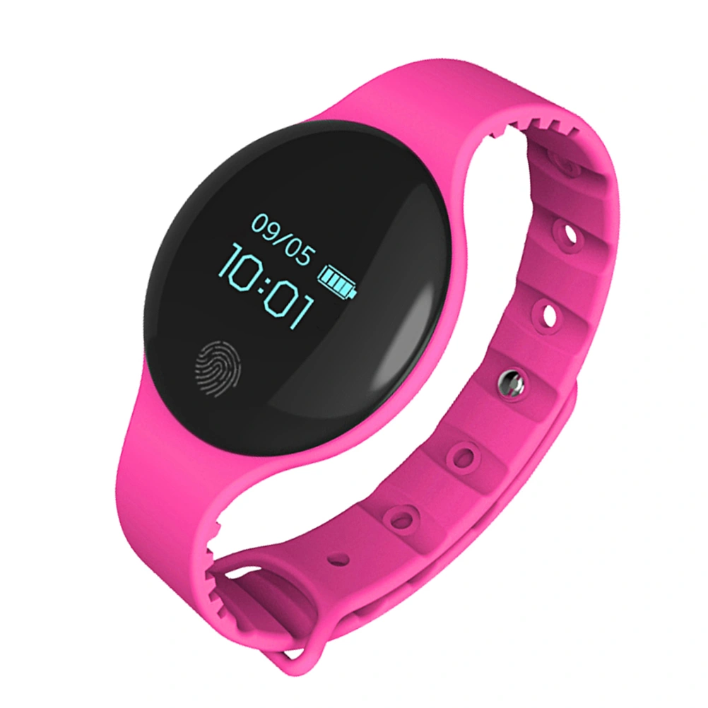 SmartWatch with Call and Fitness Reminder for Android and iOS Fitness Smart Watch Activity Sports Band Bracelet WaterproofWristband (Rosy)