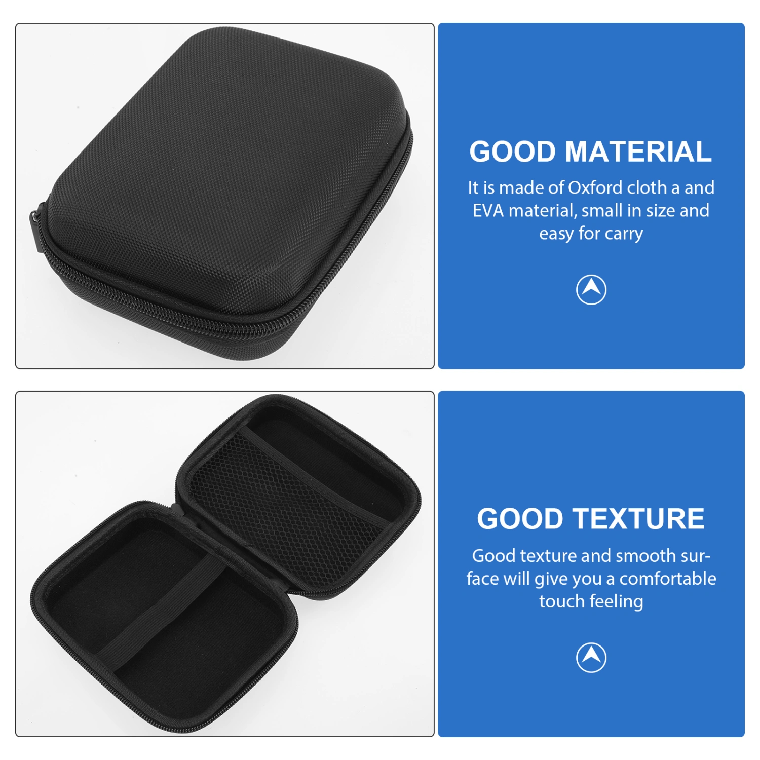 Portable Hard Drive Case Oxford Cloth Power Bank Carry Bag Electronic Accessories Case