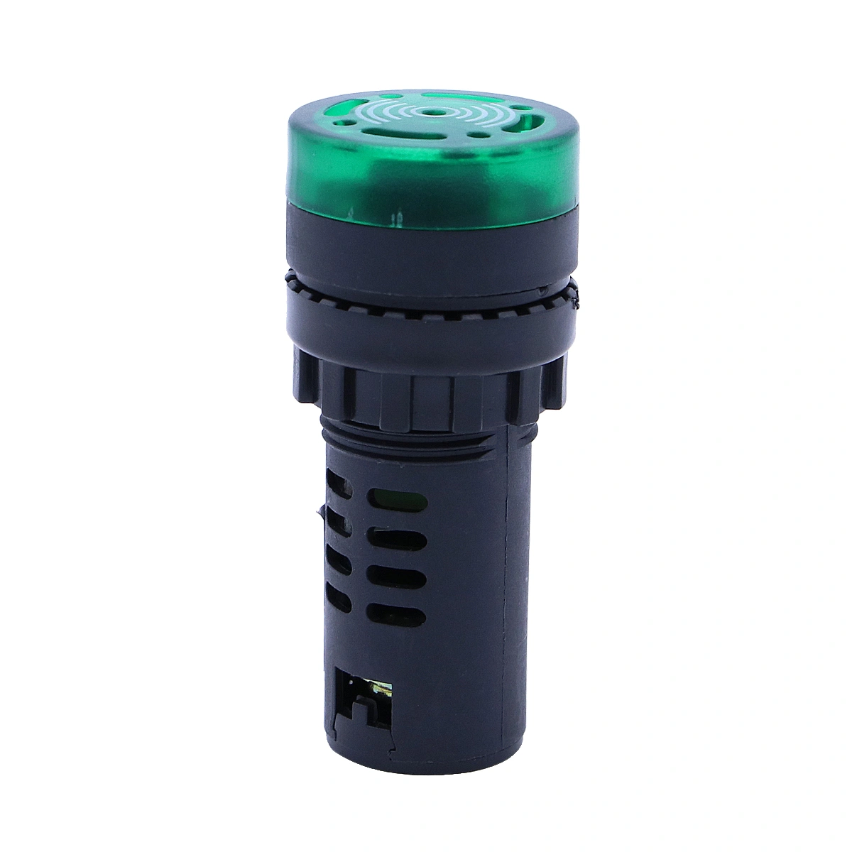 24V Small LED Signal Lamp Indicator Light Buzzer Alarm (Green Light)