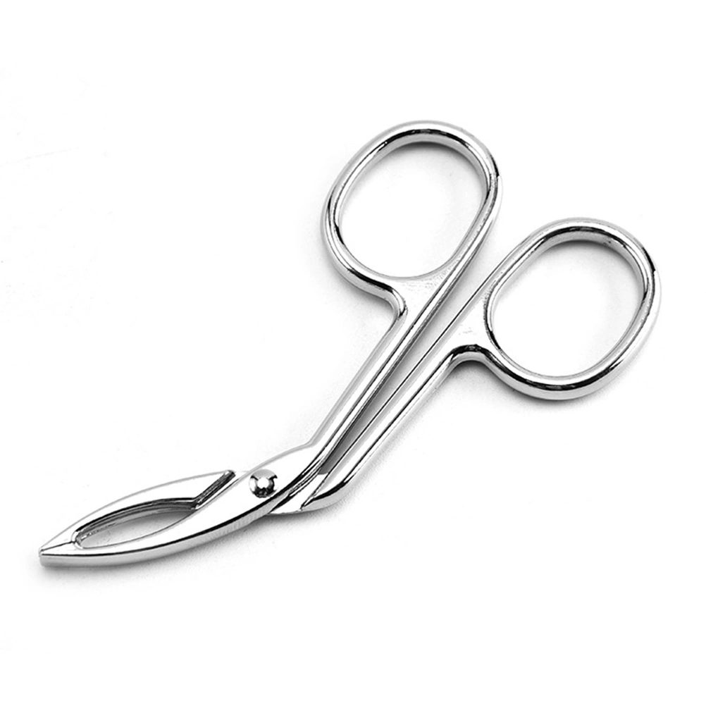 3pcs Stainless Steel Eyebrow Clips Oblique Eyebrow Tweezers Beauty Tools for Eomen Lady (Golden Black Steel Color)