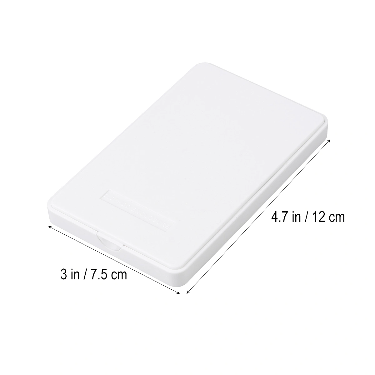 2.5 Inch HDD Case USB 2.0 TO SATA 1TB External Hard Driver HDD Enclosure Portable Desktop Mobile Hard Disk Case (White)