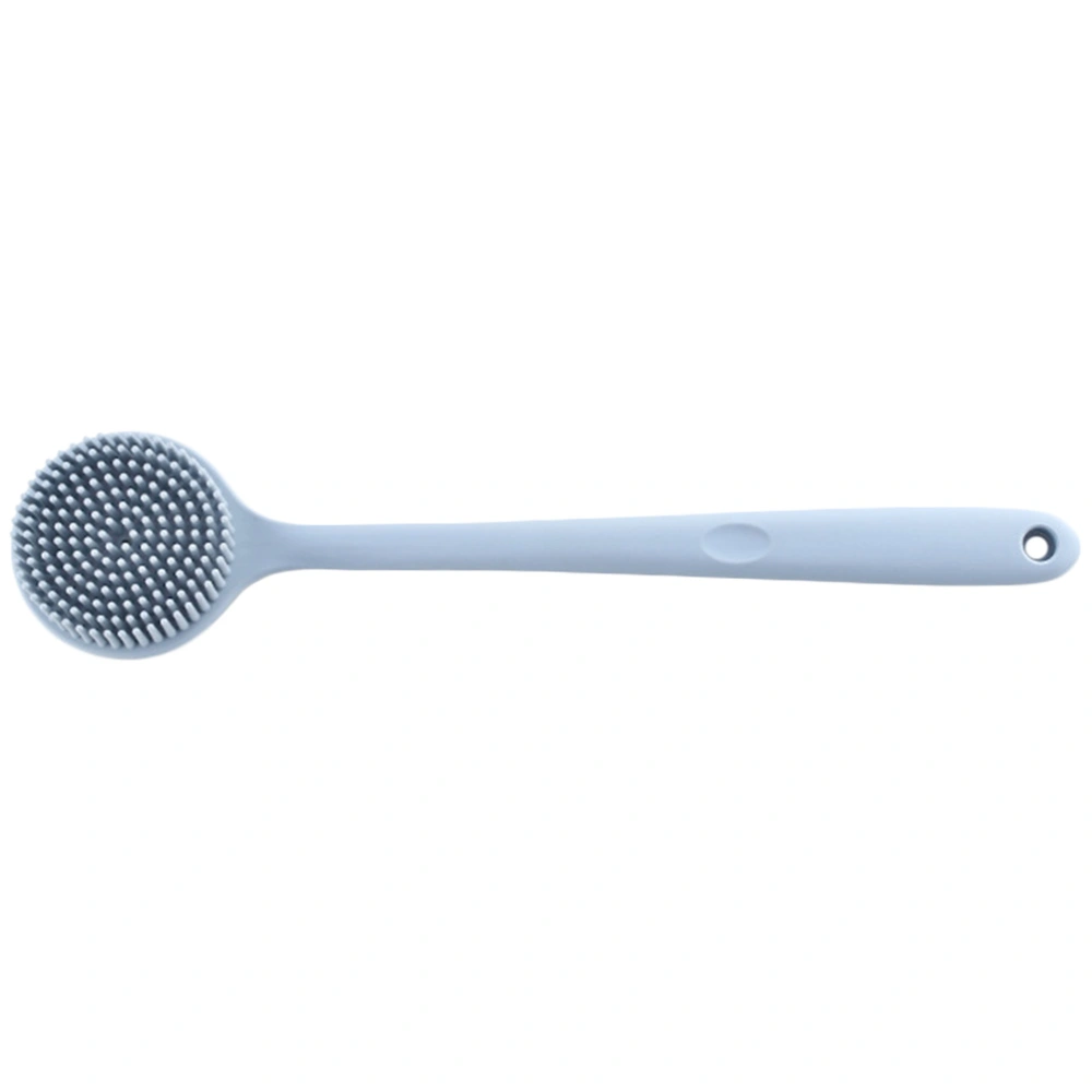 Silicone Back Scrubber Exfoliating Body Scrubber Bath Brush Back Cleaning Brush with Handle