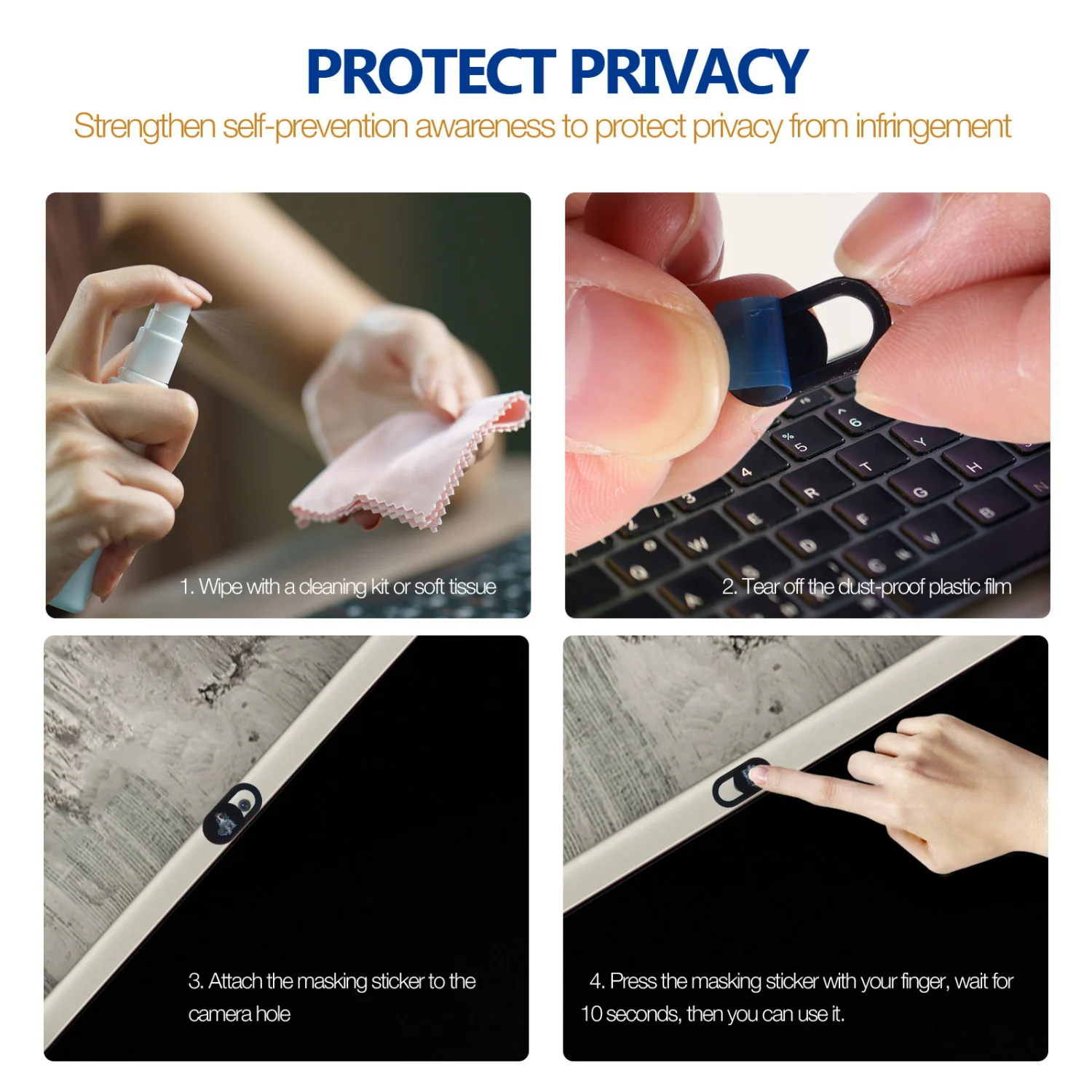 6PCS Computer Phone Dog Webcam Cover Multi-functional Practical Webcam Cover