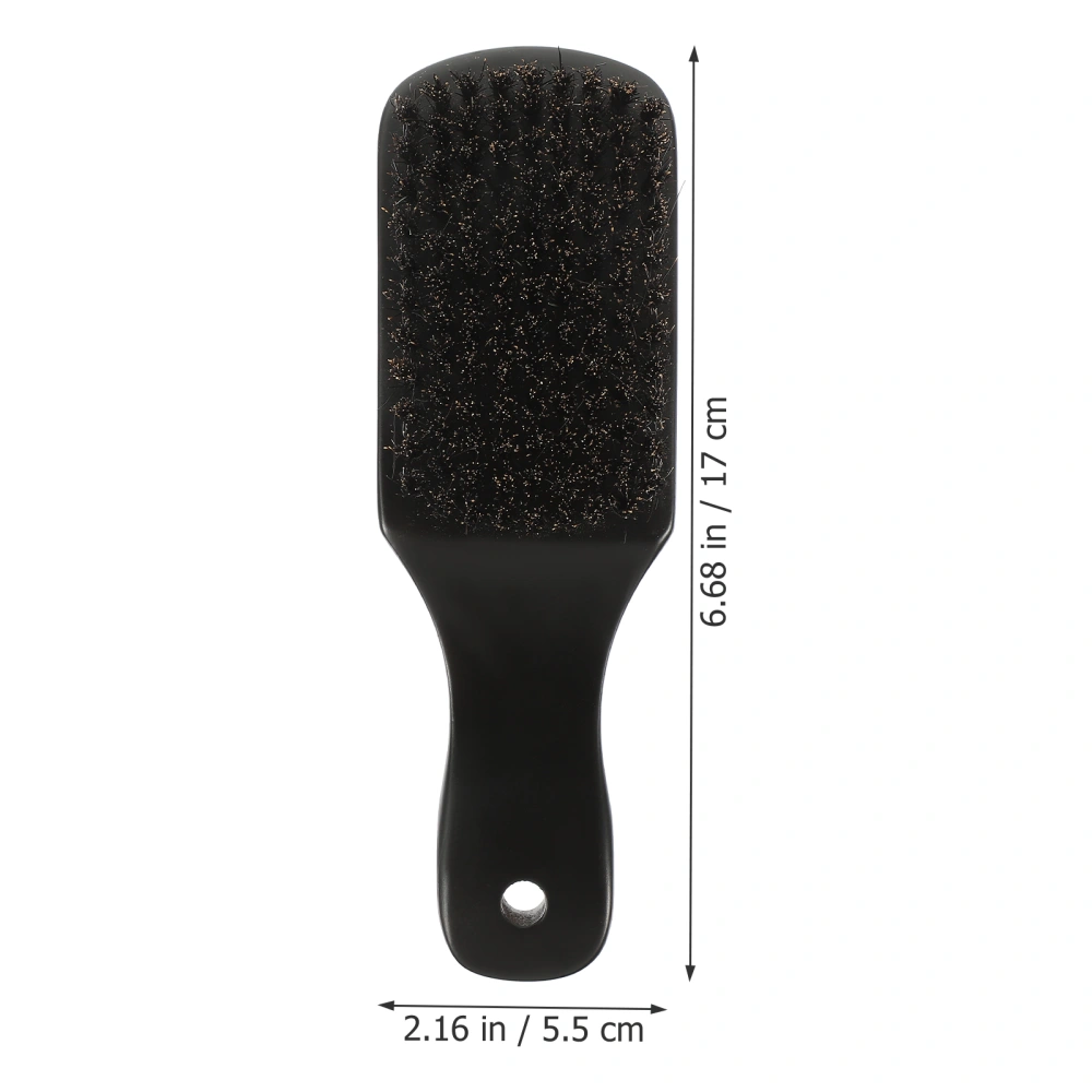 1pc Beard Brush Hair Styling Brush Personal Care Brush For Salon Home Use (Dark Brown)